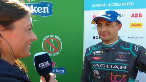 Formula E, unu-doi pentru Jaguar la Roma cu Evans