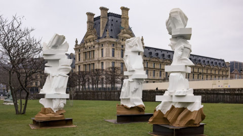 Jardin des Tuileries (Parigi):  “Le tre Grazie” del portoghese Pedro Cabrita Reis