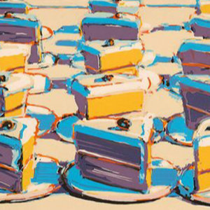 Wayne Thiebaud, The Cake Painter: Lucrări la licitație în New York la Phillips