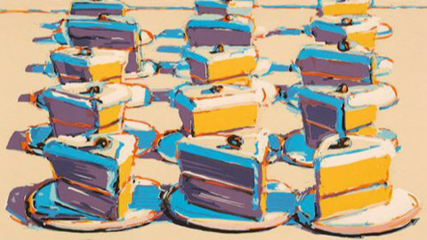 Wayne Thiebaud, Pelukis Kue: Bekerja untuk Melelang di New York di Phillips