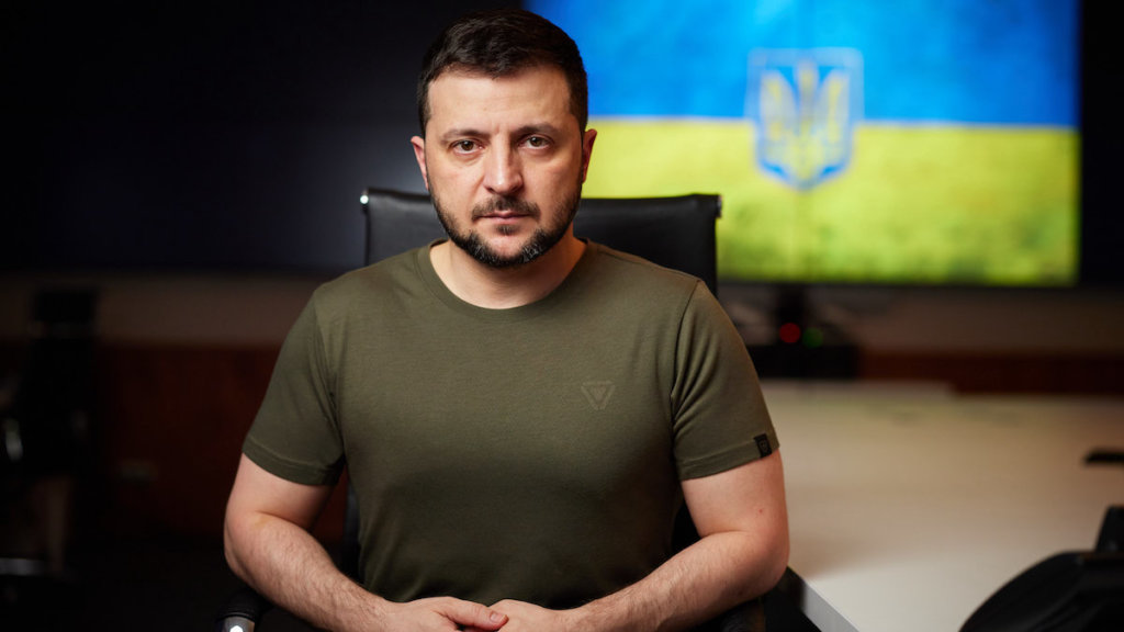 Volodymyr Zelensky, presidente de Ucrania