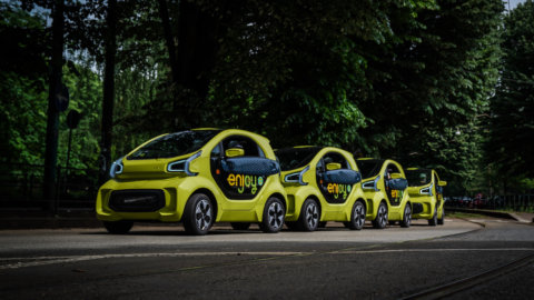 Car sharing: a Torino Enjoy punta sull’elettrico con l’arrivo di 100 nuove auto XEV YOYO