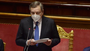 Informativa di Mario Draghi al Senato sull'Ucraina