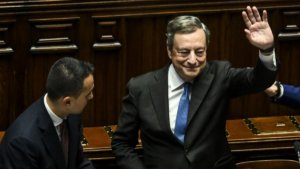 Mario Draghi alla Camera
