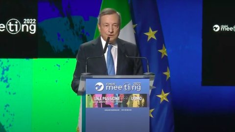 Meeting Rimini, Draghi rilancia l’Agenda Draghi: “Protezionismo e sovranismo non sono l’interesse nazionale”