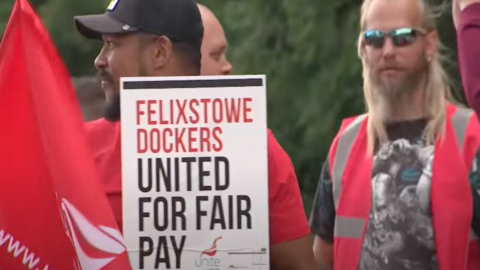 UK strike, one of the largest freight ports in the United Kingdom closed for 8 days