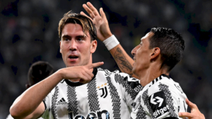 Vlahovic e Di Maria alla Juve