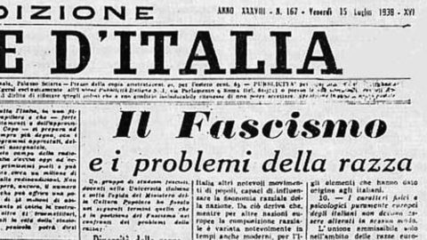 HAPPENED TODAY - Racial laws: in 1938 Fascism passed the "Measures against foreign Jews"