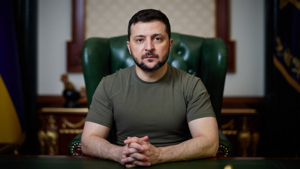 presidente ucraino Volodymyr Zelensky