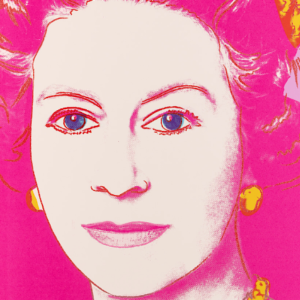 Andy Warhol, serigrafia  della regina Elisabetta II d’Inghilterra in asta da Phillips: stima 200/300 mila dollari