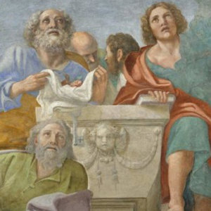 Cappella Herrera dan siklus lukisan dinding oleh Annibale Carracci di Palazzo Barberini di Roma