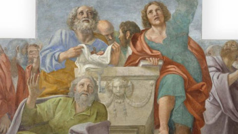 Cappella Herrera ve Roma'daki Palazzo Barberini'de Annibale Carracci'nin fresk döngüsü