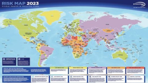 Risk Map: Sos International valuta l’effetto della guerra e solleva il tema del rischio per la salute mentale nel mondo