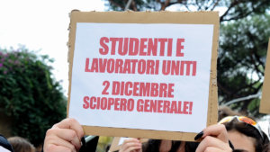 Sciopero generale venerdì 2 dicembre