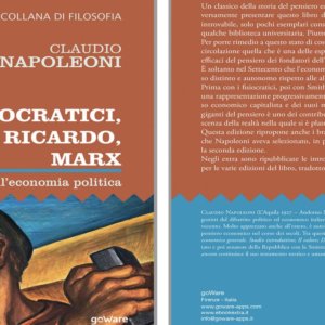 Un e-book di Claudio Napoleoni in omaggio da goWare per i lettori di FIRSTonline