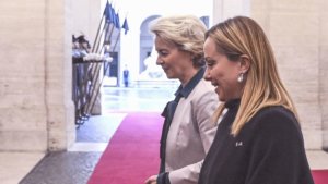 Incontro a Palazzo Chigi tra Giorgia Meloni e Ursula von der Leyen