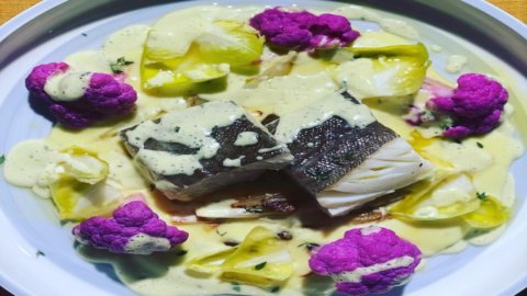 Kabeljau, Endivie und Blumenkohl von Küchenchef Gian Piero Fava: ein gesundes Rezept für den Körper nach den Exzessen der Feiertage