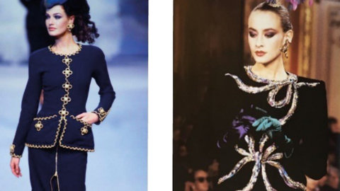 巴黎时装周，佳士得拍卖高级时装：Chanel、Saint Lauren、Lacroix 和 McQueen