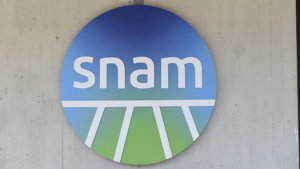 Logo Snam all'esterno della sede