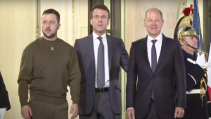 Zelensky, Macron, Sholz