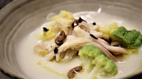 Resep Cream of cauliflower dan ray wings oleh Chef Anna Rita Simoncini: seni kemenangan spontanitas di Orvieto