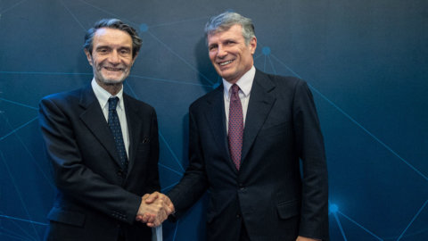 Consiglio Generale di Assolombarda: Alessandro Spada incontra il Presidente della Regione, Attilio Fontana