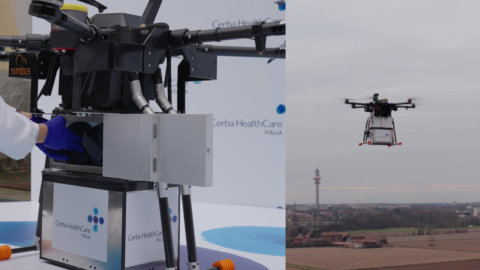 Drohnen: erste Flüge zum Transport von Blut zur Analyse