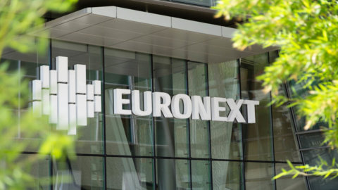 Exterior da sede da Euronext