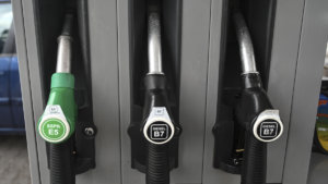 Pompa di benzina di una stazione di servizio
