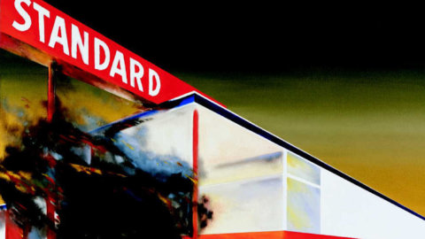 مجموعة Alan and Dorothy Press: Ed Ruscha's Burning Standard Up للمزاد في Christie's