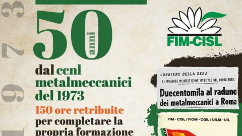 Contratto metalmeccanici: 50 anni fa l’accordo sulle storiche 150 ore