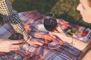 picnic con il vino