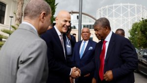 Descalzi incontro il presidente dell'Angola