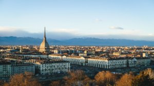 Vista della città di Torino
