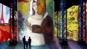 Mostra immersiva a Parigi Chagall