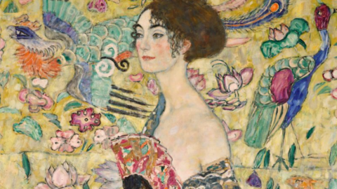 Klimts „Dame mit Fächer“ wird am 27. Juni in London versteigert: Schätzung 65 Millionen Pfund