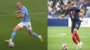 Erling Braut Haaland e Kylian Mbappé