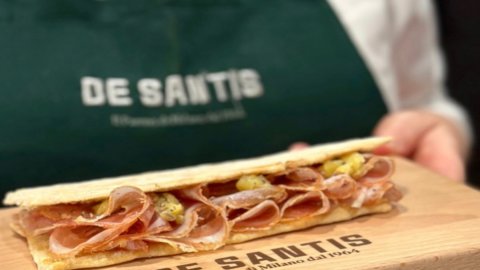 Sanpa, panino gourmet con Mucchino, Pancetta e tartufo nato dalla collaborazione fra De Santis e la Comunità San Patrignano