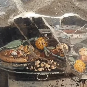 Affresco della “pizza” ritrovato a Pompei? Lo storico della nutrizione avverte: andateci piano, la storia è un’altra