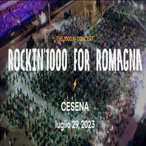 Generali mendukung "Rockin'1000 for Romagna", sebuah konser dengan 1.000 musisi untuk membantu masyarakat yang terkena dampak banjir