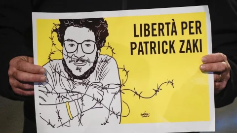 Patrick Zaki en Italie : "Merci au gouvernement italien pour tout ce qu'il a fait"