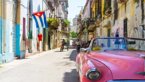 Una via di L'Avana, Cuba