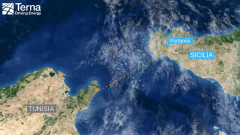 Terna, oui à l'interconnexion électrique entre l'Italie et la Tunisie : le ministère a donné son feu vert au projet Elmed