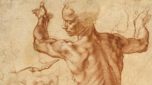 Disegno studio di Michelangelo