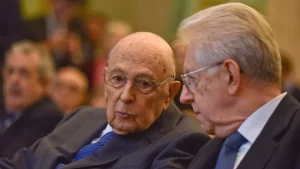 Giorgio Napolitano e Mario Monti