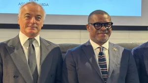 Il Ministro del Mozambico Tonela e Dal Checco, Presidente di Confindustria Assafrica & Mediterraneo
