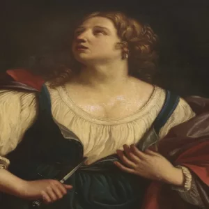 Lucrezia Guercino dipulihkan dengan anggur yang mendukung seni