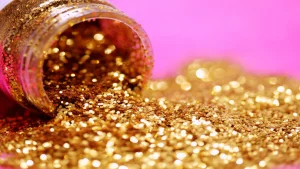 Glitter color oro