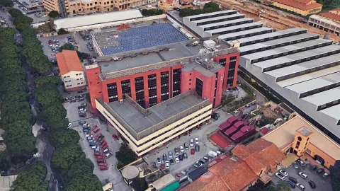 Optical Fiber: the Telespazio Space Center in Scanzano connected with Sparkle's Sicily Hub in Palermo