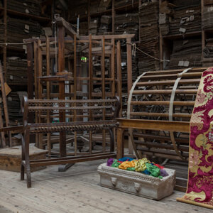 Venise, voyage à travers l'histoire du tissage Luigi Bevilacqua : fabrique et atelier de tissages anciens et précieux